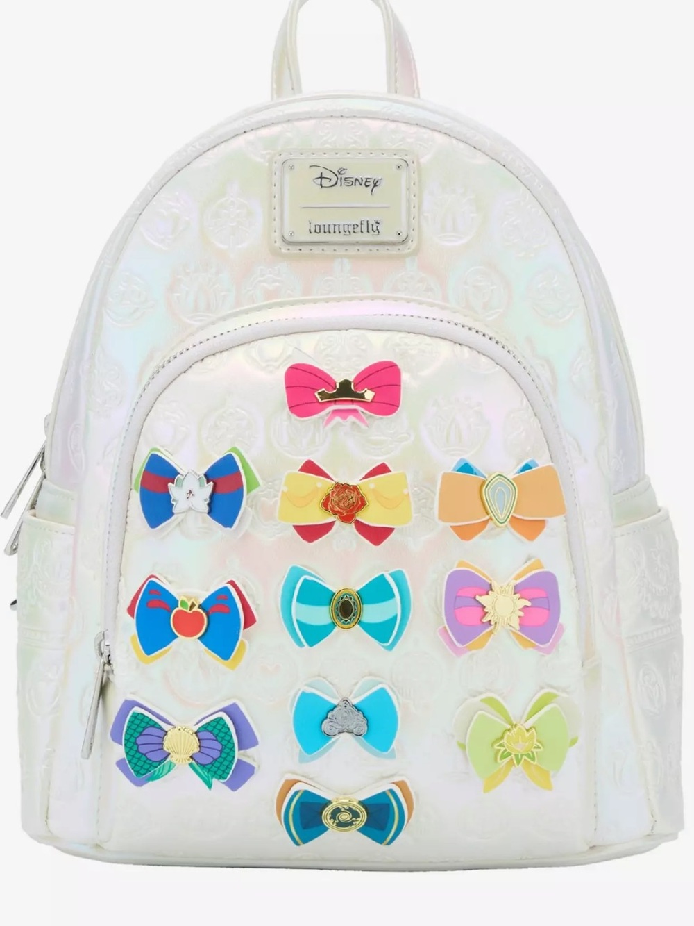 Loungefly Disney Princess Bows Iridescent Mini Backpack New! box Lunch Exclusive